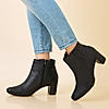 Rocia By Regal Black Women Ankle Length Boots