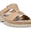 Rocia By Regal Beige Women Casual Laser Cut Wedges