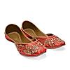 Rocia By Regal Red Women Embroidered Jutties