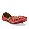 Rocia By Regal Red Women Embroidered Jutties