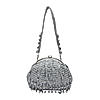 Rocia Grey Women Embroidered Metallic Purse