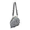 Rocia Grey Women Embroidered Metallic Purse