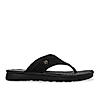 Regal Black Mens Casual Leather Sandals