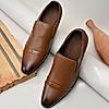 Regal Tan Mens Formal Leather Slip Ons