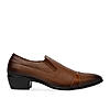 Regal Tan Mens Formal Leather Slip Ons