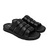 Regal Black Mens Casual Leather Sandals