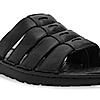 Regal Black Mens Casual Leather Sandals