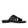 Regal Black Mens Casual Leather Sandals