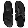 Regal Black Mens Casual Leather Sandals