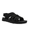 Regal Black Mens Leather Casual Sandals