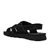 Regal Black Mens Leather Casual Sandals