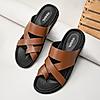 Regal Dark Tan Mens Casual Leather Sandals