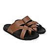 Regal Dark Tan Mens Casual Leather Sandals