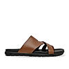 Regal Dark Tan Mens Casual Leather Sandals