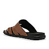 Regal Dark Tan Mens Casual Leather Sandals