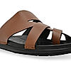 Regal Dark Tan Mens Casual Leather Sandals