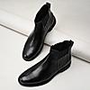 Imperio By Regal Black Mens Chelsea Leather Boots