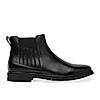 Imperio By Regal Black Mens Chelsea Leather Boots