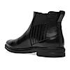 Imperio By Regal Black Mens Chelsea Leather Boots