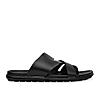 Regal Black Mens Casual Leather Sandals