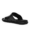 Regal Black Mens Casual Leather Sandals