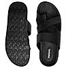 Regal Black Mens Casual Leather Sandals