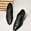 Regal Black Mens Formal Leather Slip Ons