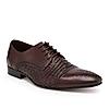 Imperio By Regal Brown Mens Formal Woven Leather Oxford Lace Ups