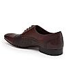 Imperio By Regal Brown Mens Formal Woven Leather Oxford Lace Ups