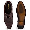 Imperio By Regal Brown Mens Formal Woven Leather Oxford Lace Ups