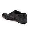 Imperio By Regal Black Mens Formal Woven Double Monk Slip Ons