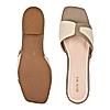 Rocia Beige Women Slip On Sandals