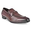 Regal Cherry Mens Leather Buckled Slip-Ons