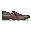 Regal Cherry Mens Leather Buckled Slip-Ons