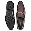 Regal Cherry Mens Leather Buckled Slip-Ons