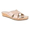 Rocia Beige Women Casual Slip On Wedge Heel Sandals