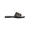 ROCIA Black Women Casual Rivet Sliders