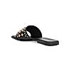 ROCIA Black Women Casual Rivet Sliders