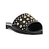 ROCIA Black Women Casual Rivet Sliders