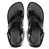 Zuccaro Black cross strap sandals