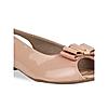 Rocia Women's Peach Peep Toe Sandals