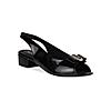 Rocia Women's Black Peep Toe Sandals