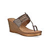 Rocia Antique Gold Kolhapuri Wedges