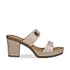 Rocia Women's Beige Block Heels