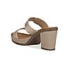 Rocia Women's Beige Block Heels