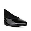 Rocia Women's Black Kitten Heel Patent Pumps