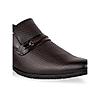 Regal Men's Maroon Textured Leather Formal Shoes