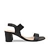 Rocia Women's Black Block Heel Sandal