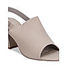 Rocia Grey Women Peep Toe High Heeled Block Heels