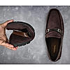 Regal Brown Men Flexible Casual Suede Loafers